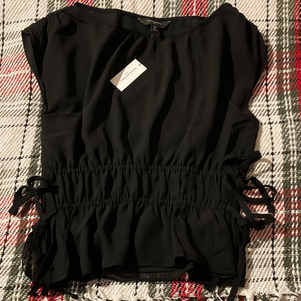 Banana Republic Side Tie Cinch Blouse